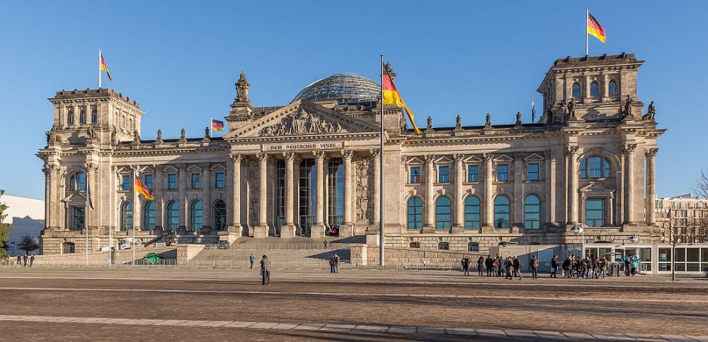 Das Reichstagsgebäude in Berlin