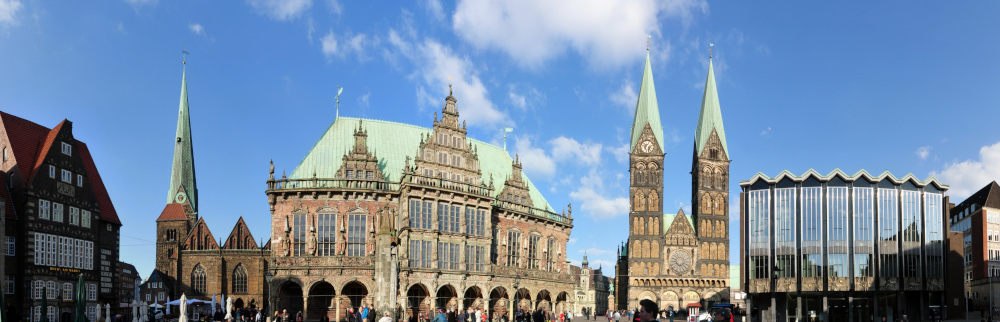 Ansicht auf den St. Petri Dom in Bremen